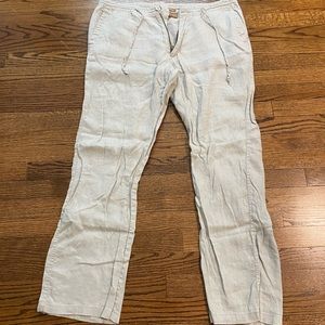 Men’s linen pants. Size large